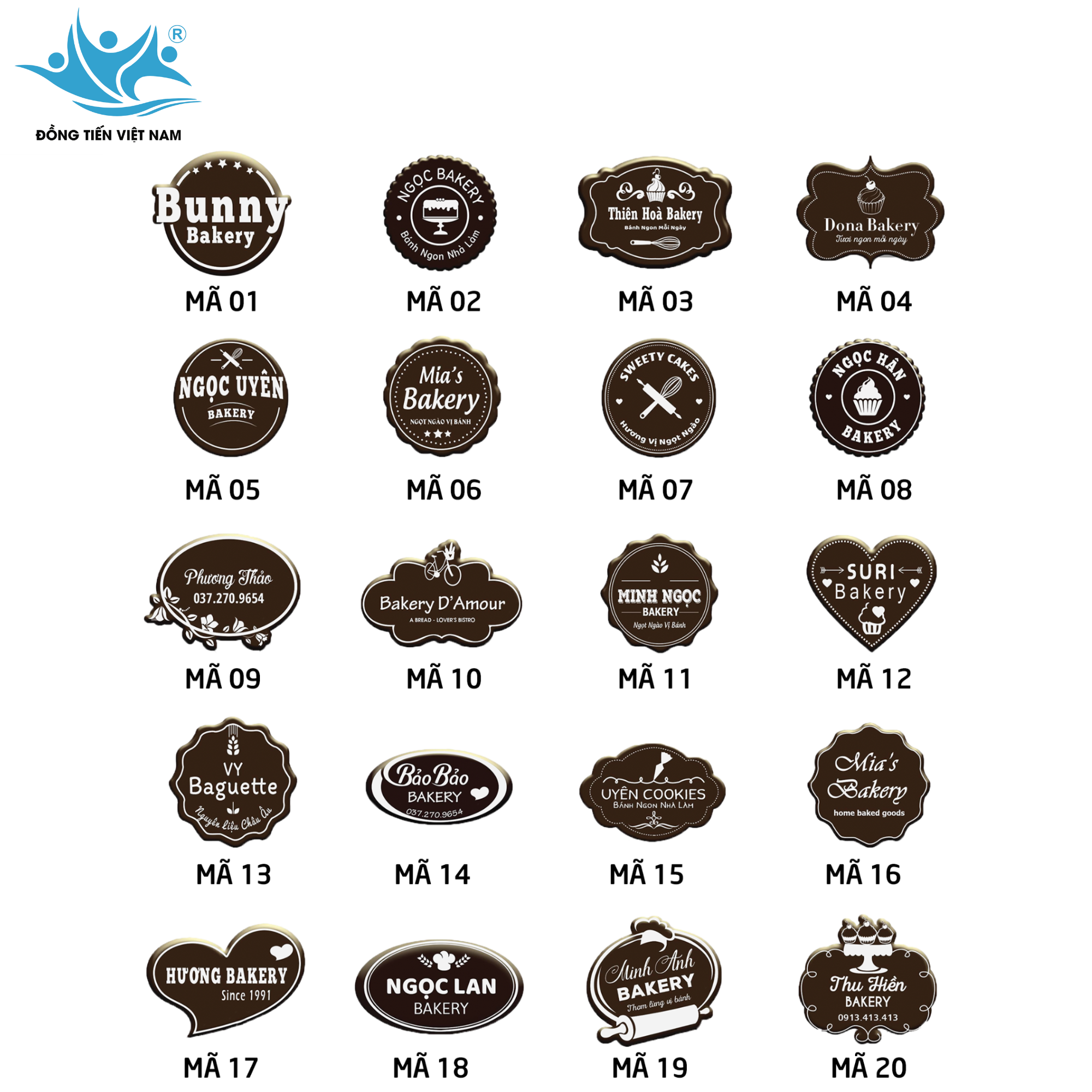 Khuôn Logo Theo Yêu Cầu 
