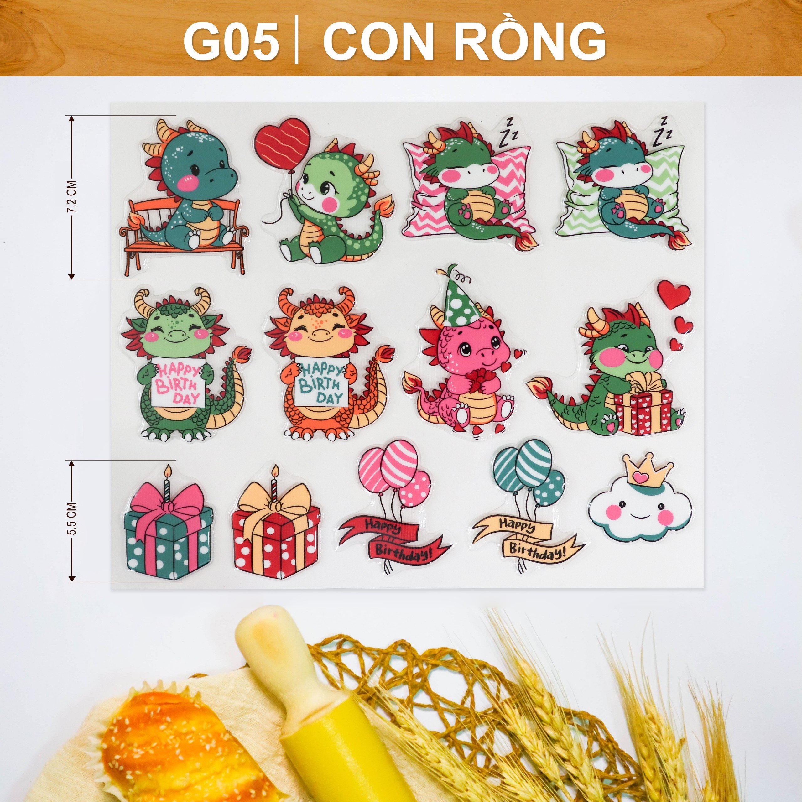 Khuôn In Hình Socola-Con Rồng