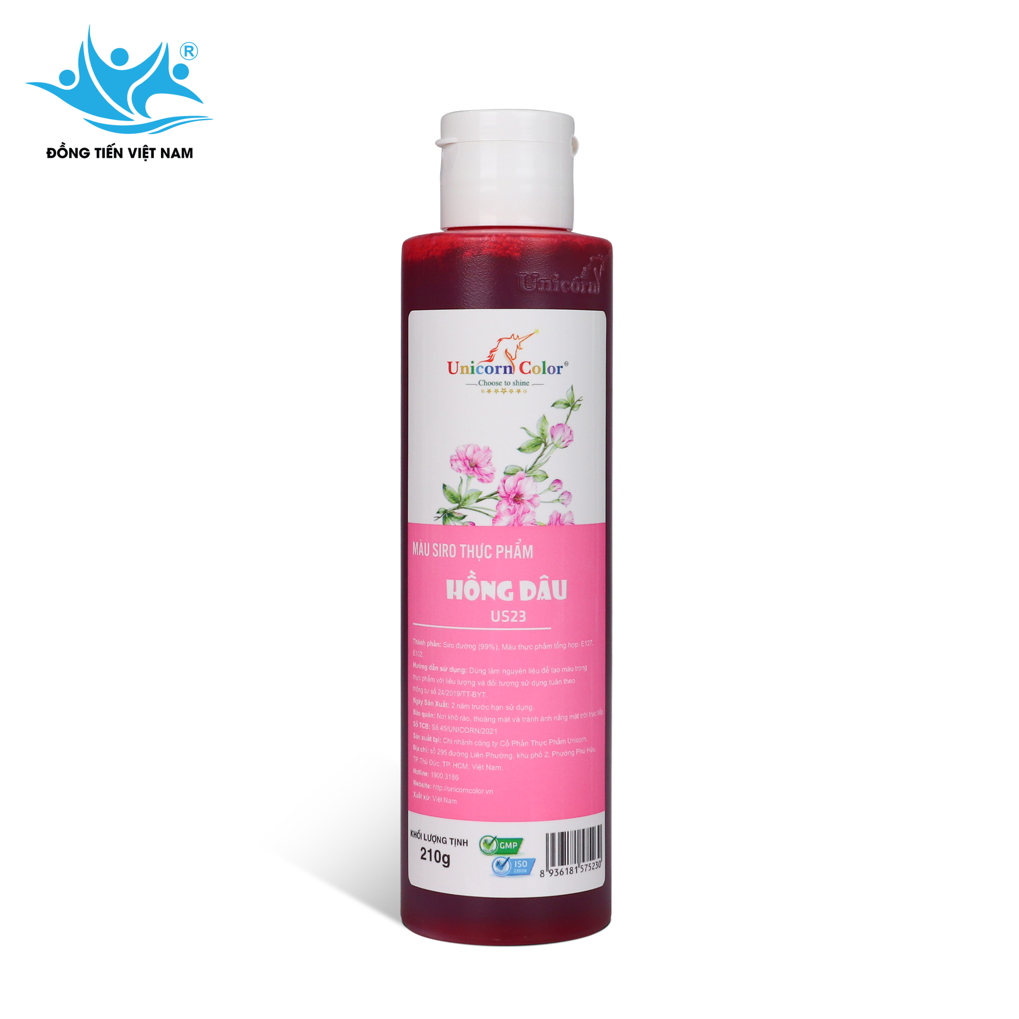 Tổng Hợp 24 Màu Unicorn 210g-Hồng Dâu