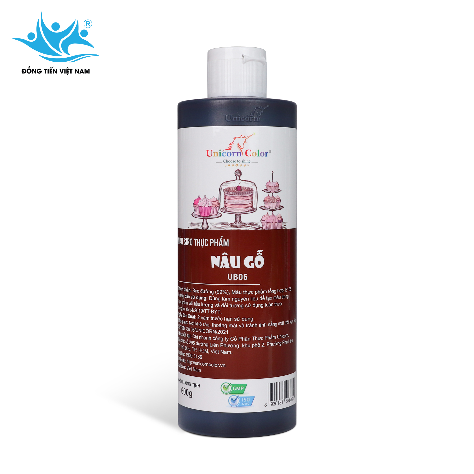 Tổng Hợp 24 Màu Unicorn 600g-Nâu Gỗ