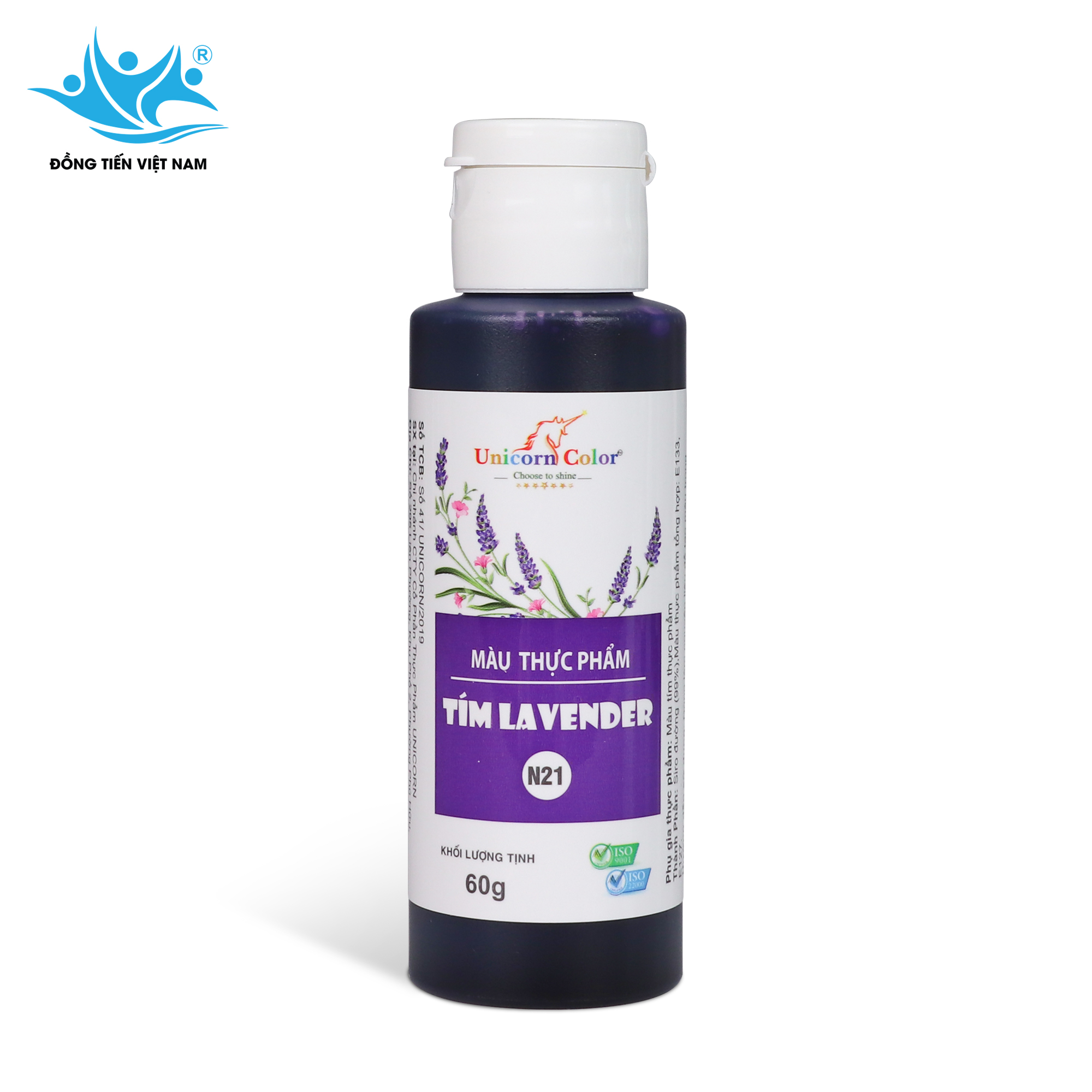 Tổng Hợp 24 Màu Unicorn 60g-Tím Lavender