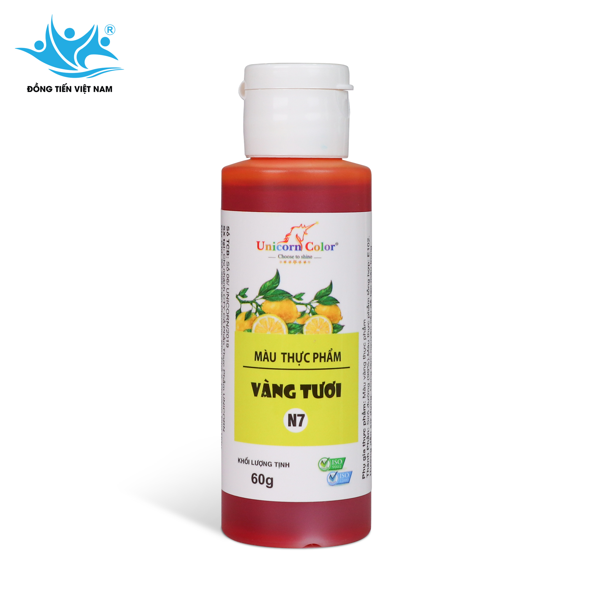 Tổng Hợp 24 Màu Unicorn 60g-Vàng Tươi