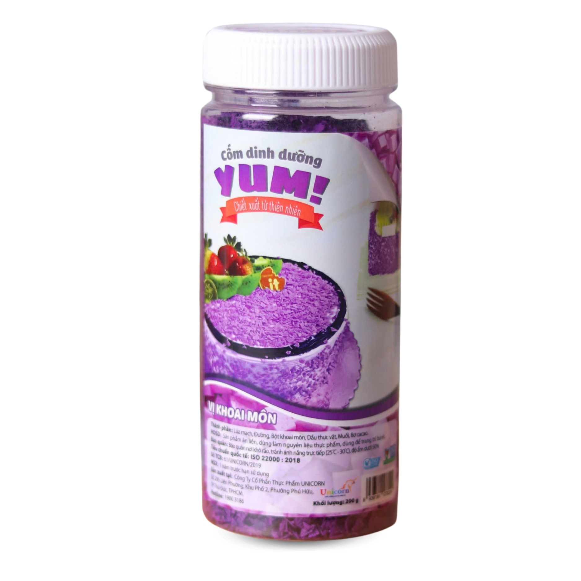 Cốm Dinh Dưỡng Yum! 200g Vị Nho