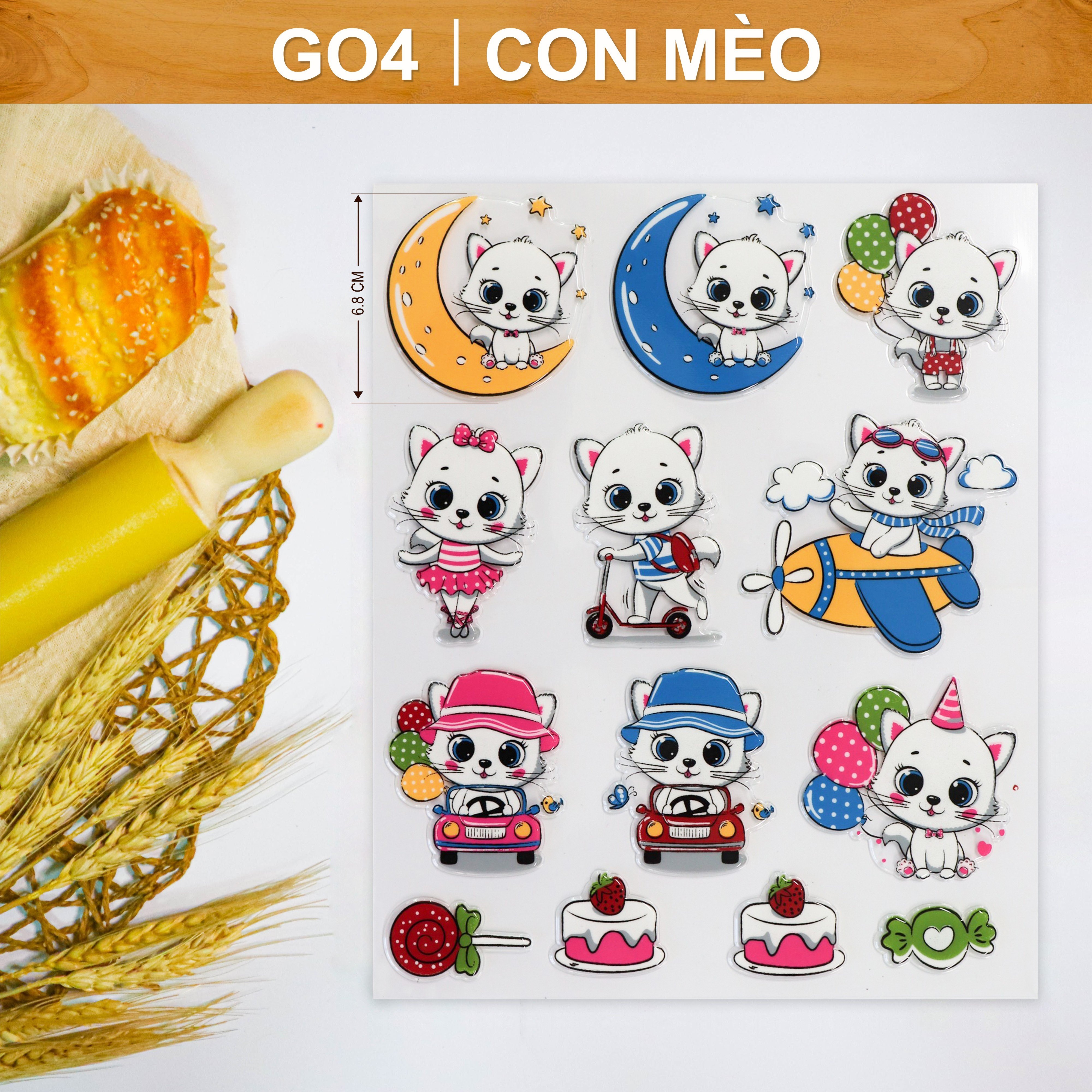 Khuôn In Hình Socola-Con Mèo 