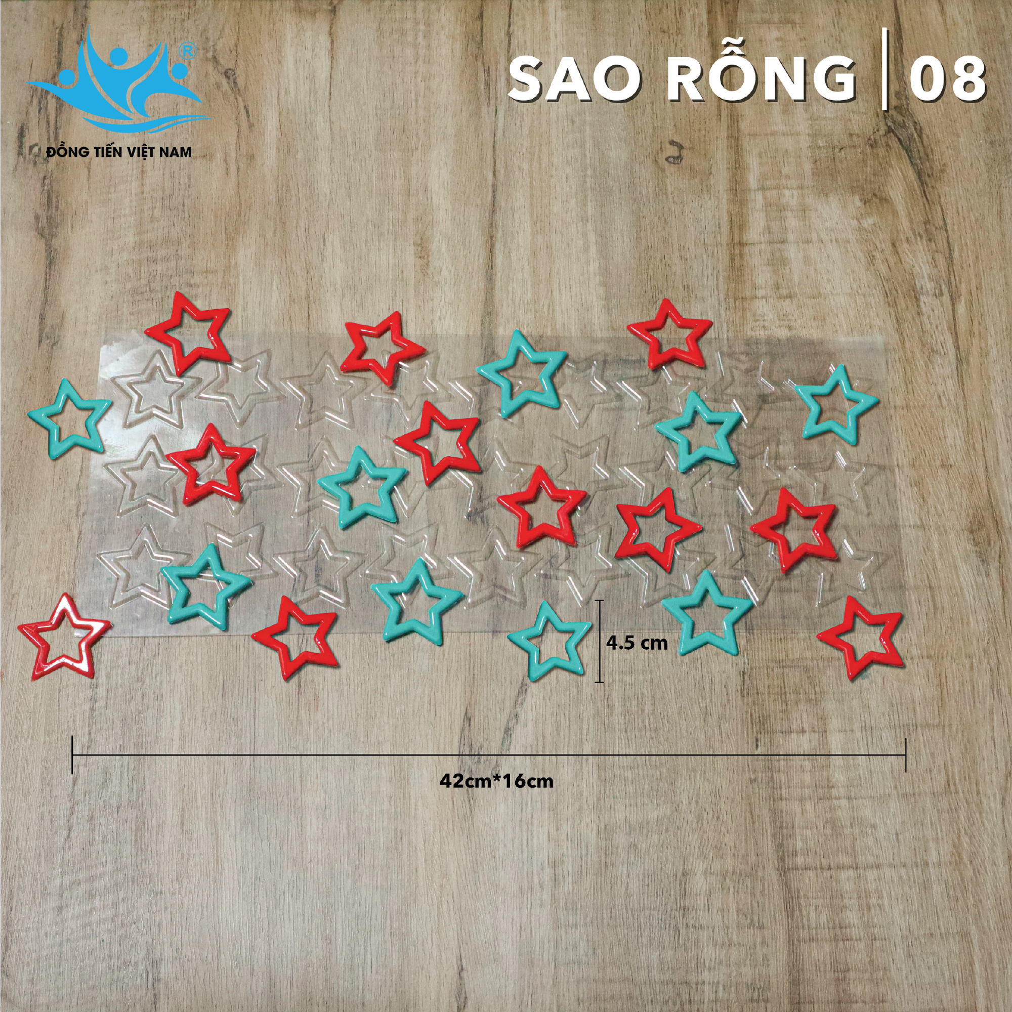 Khuôn In Socola Nhiều Lần-Sao Rỗng