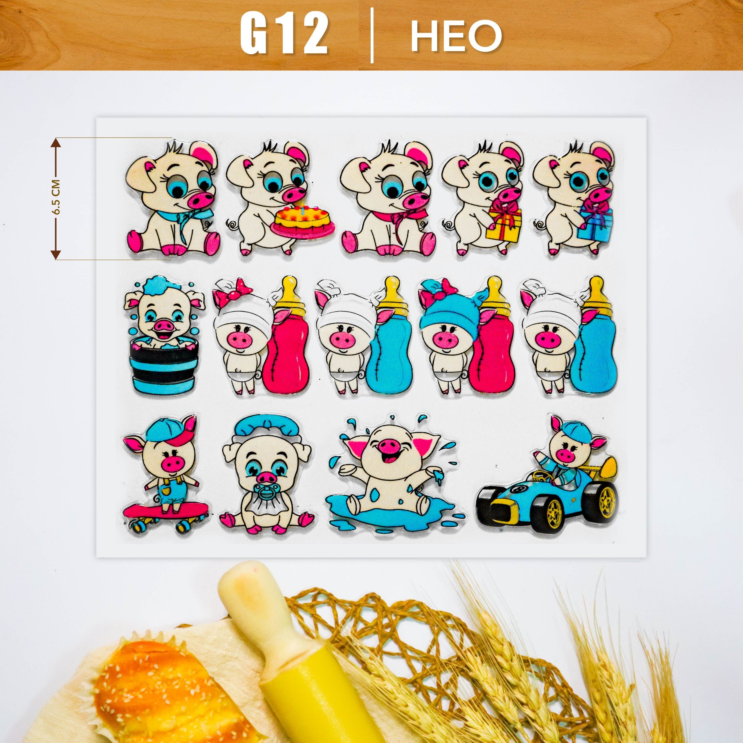 Khuôn In Hình Socola-Heo