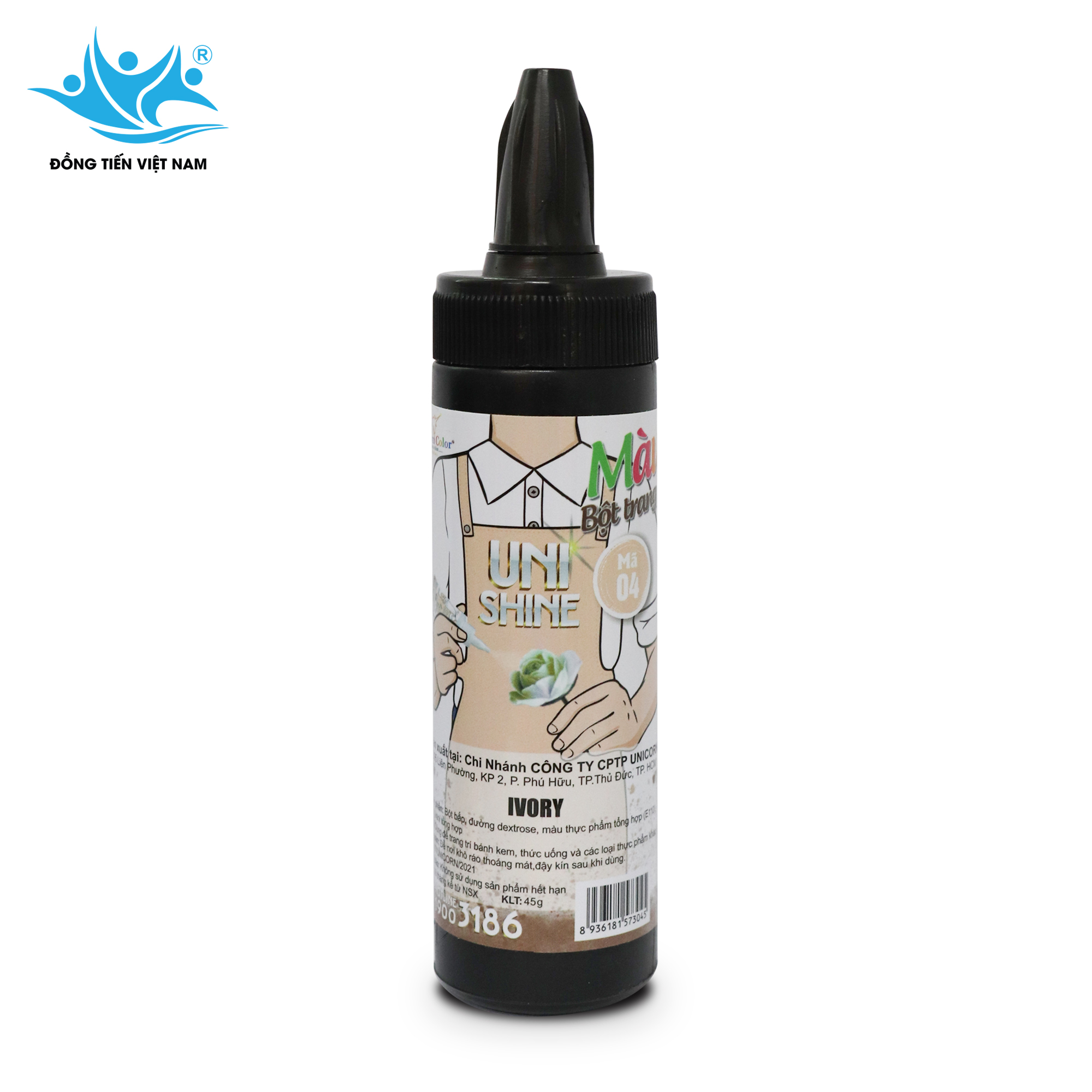 Màu Bột Phun 45g -Da Ivory