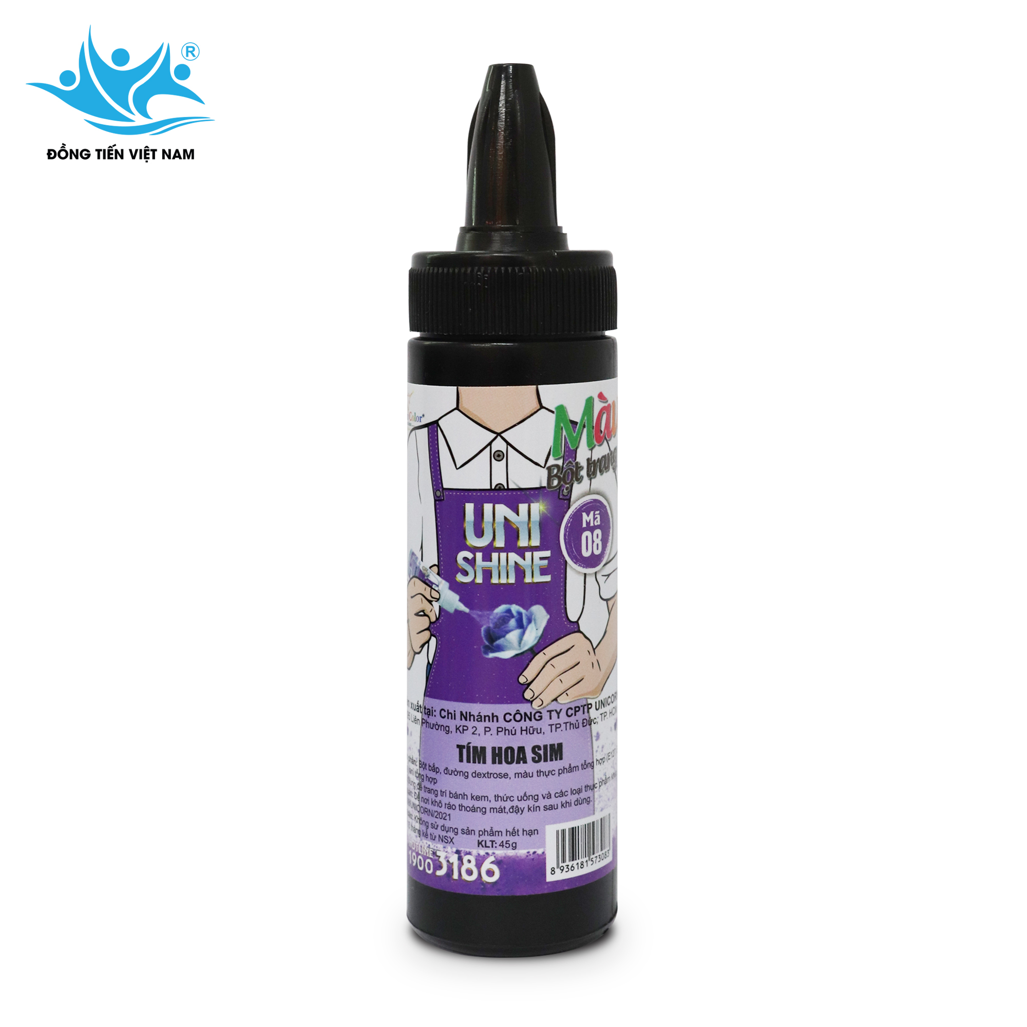 Màu Bột Phun 45g -Tím Hoa Sim