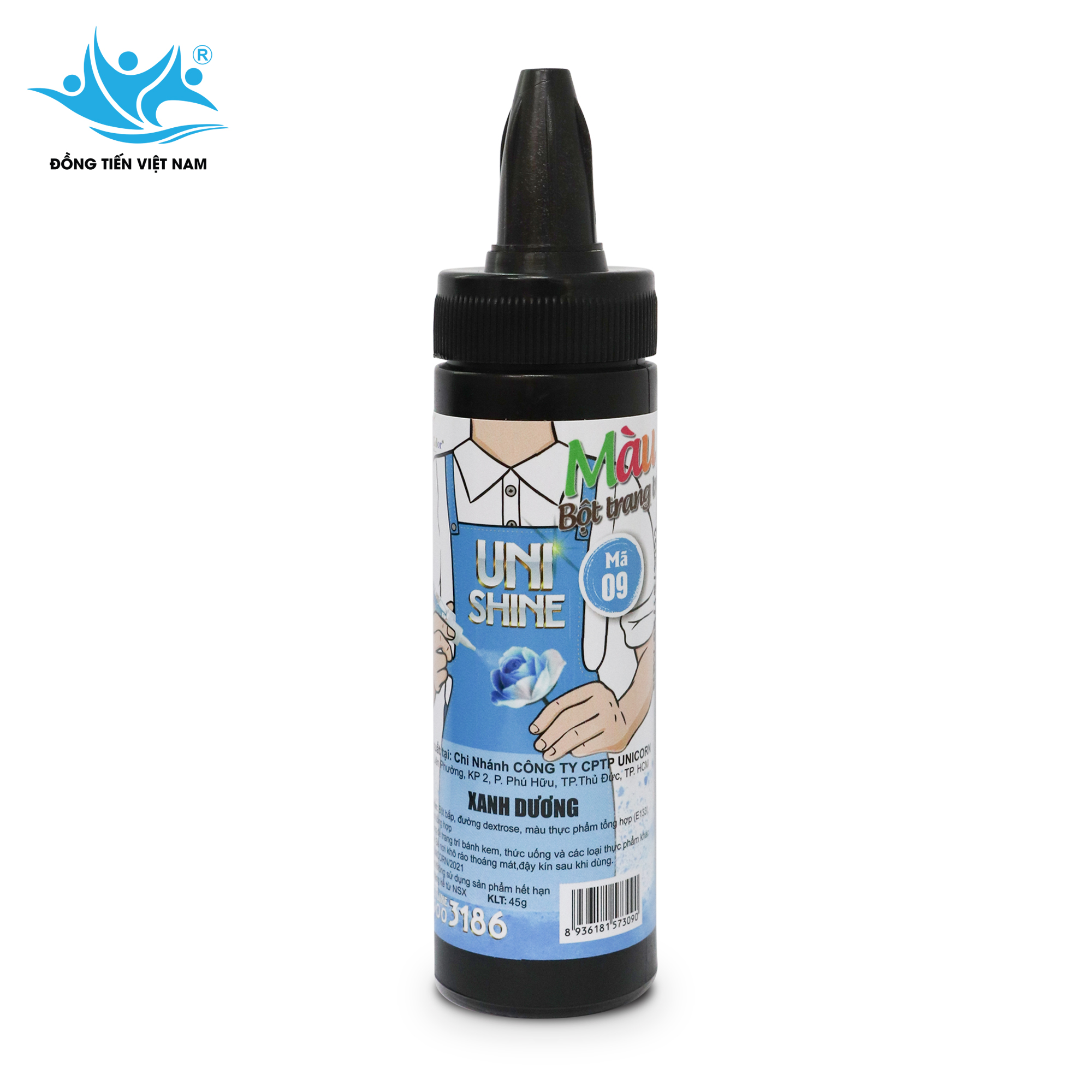 Màu Bột Phun 45g -Xanh Dương