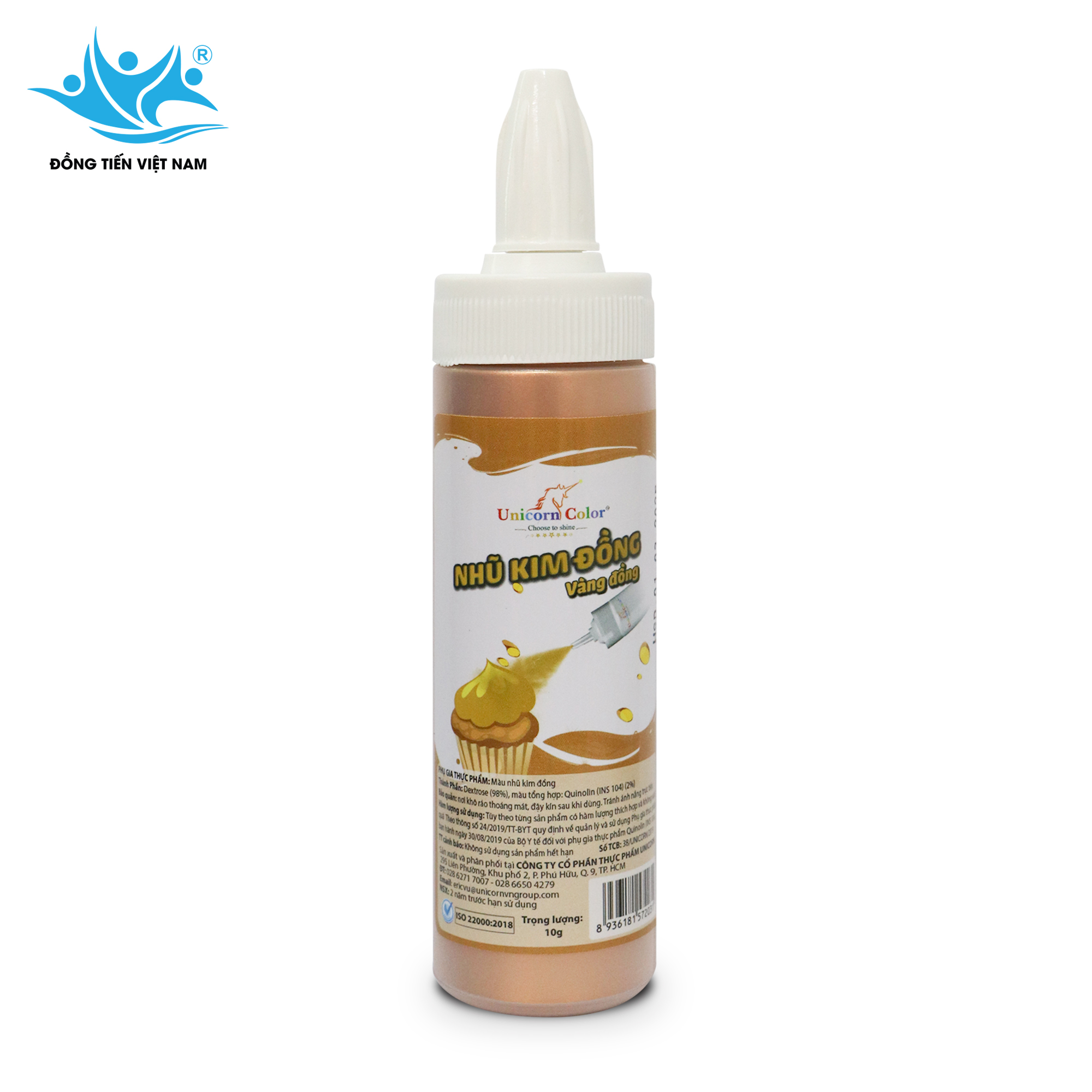 Màu Phun Nhũ Kim 10g-Nhũ Kim Đồng