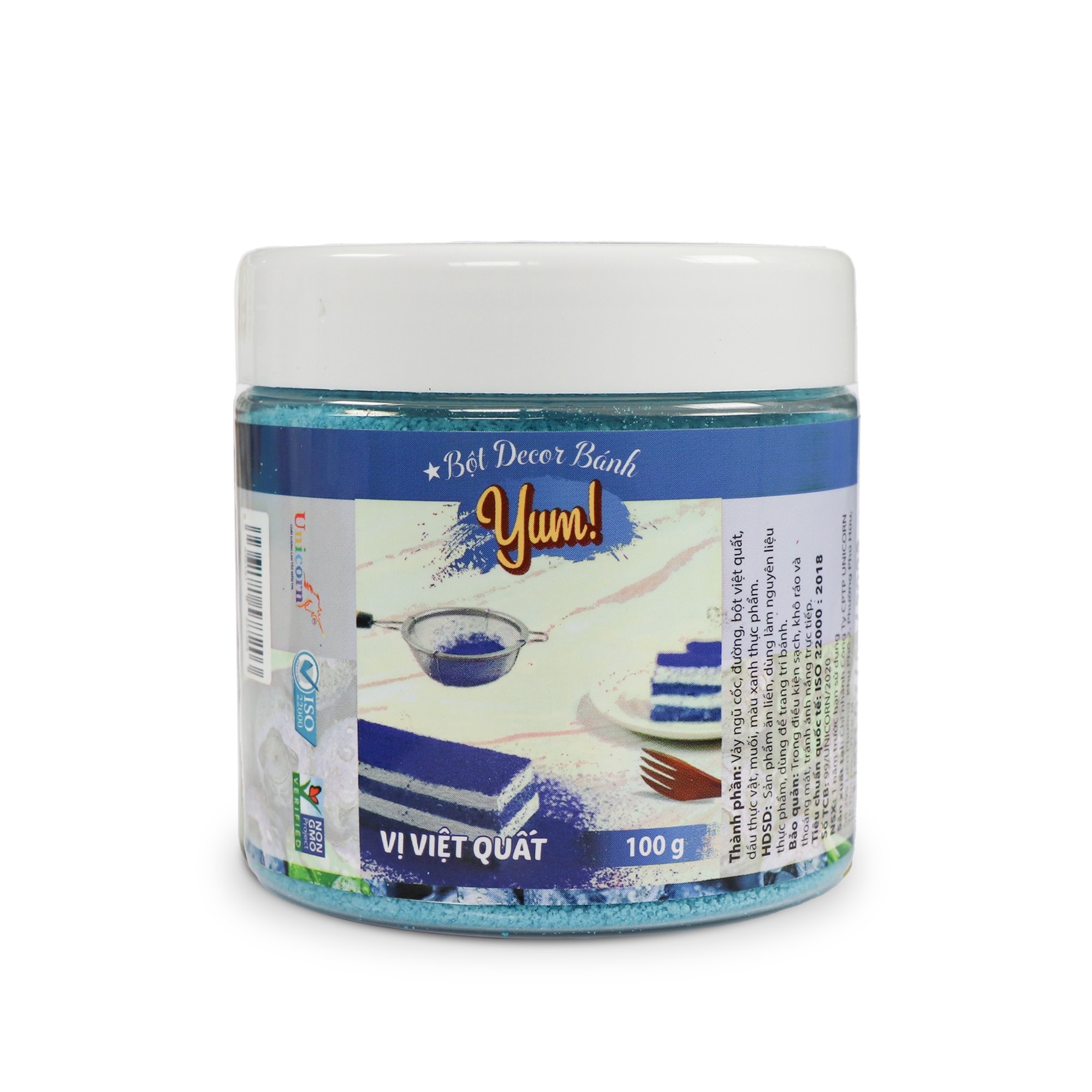 Bột Decor Bánh Vị Việt Quất 100g